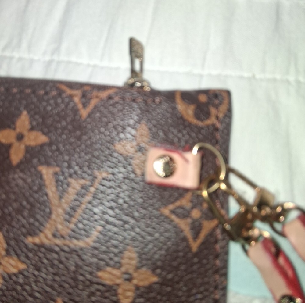Brown Monogram Wristlet with Strap. Firm Price, No Bundle Discount - Picture 13 of 14